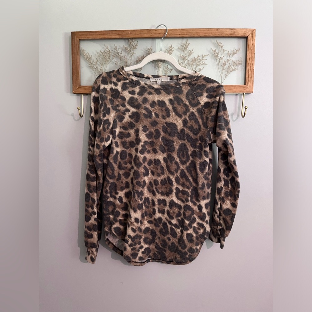 Gaze. Leopard Print Sweater.
